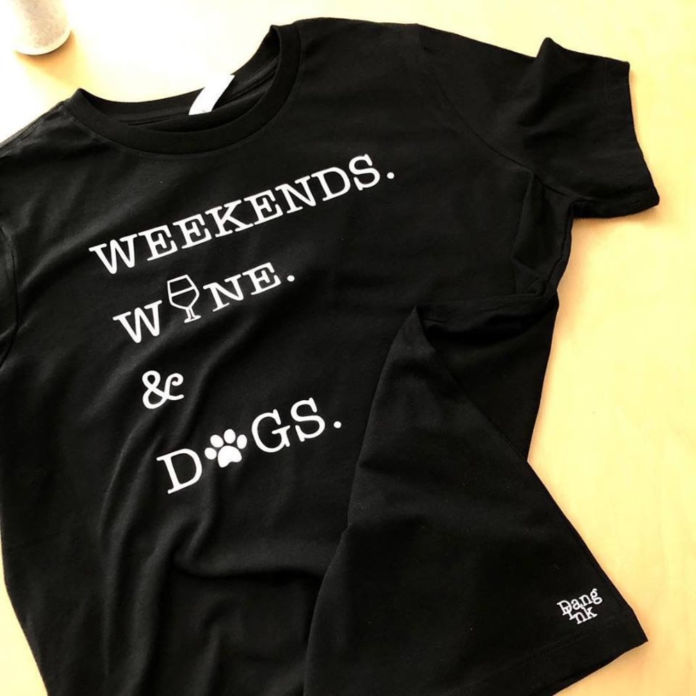 Graphic tee - Weekend dog lover tee